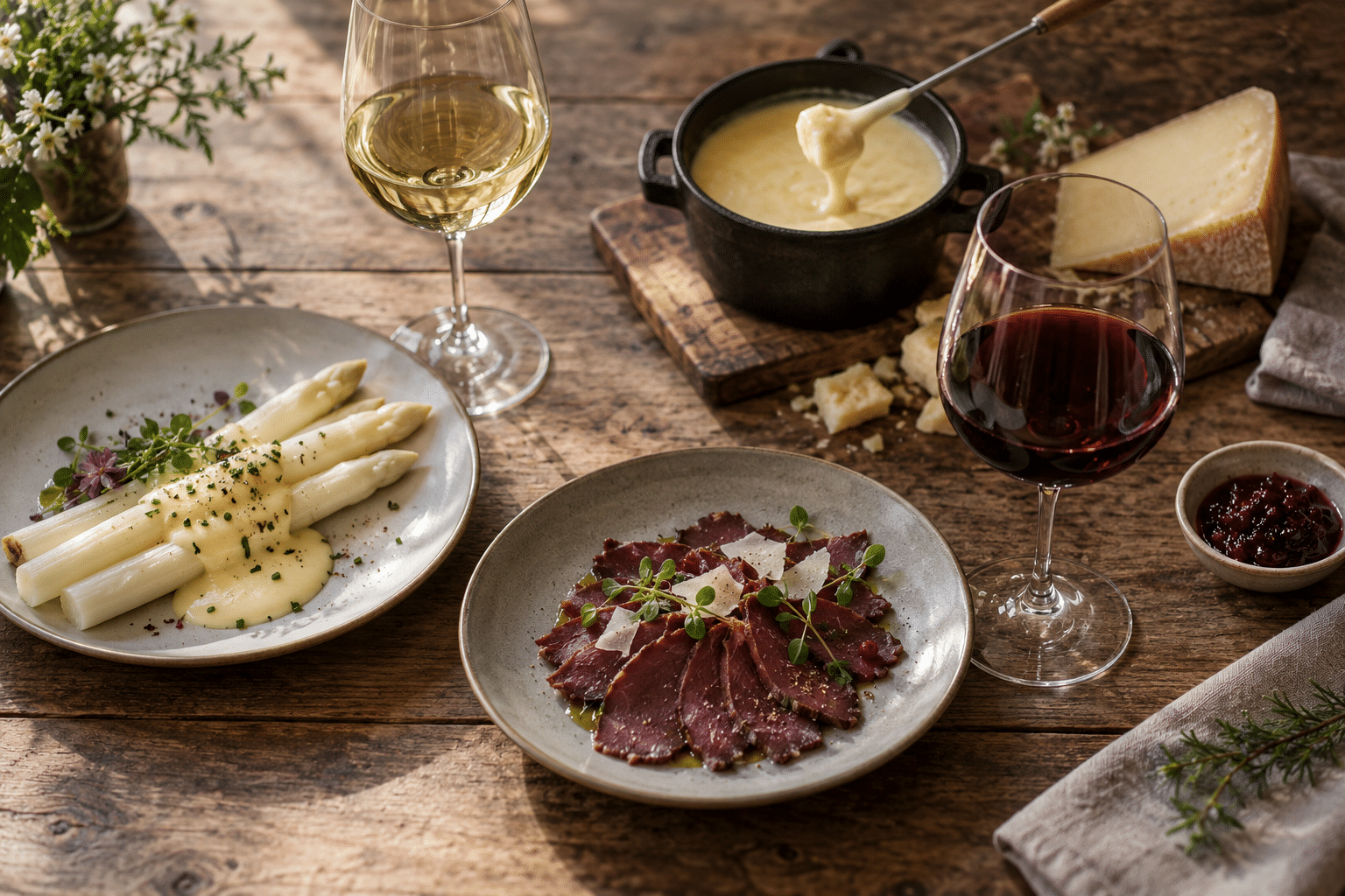 Weinbegleitung zu Spargel, Käse und Wild – passende Weine von WeinWerkstatt